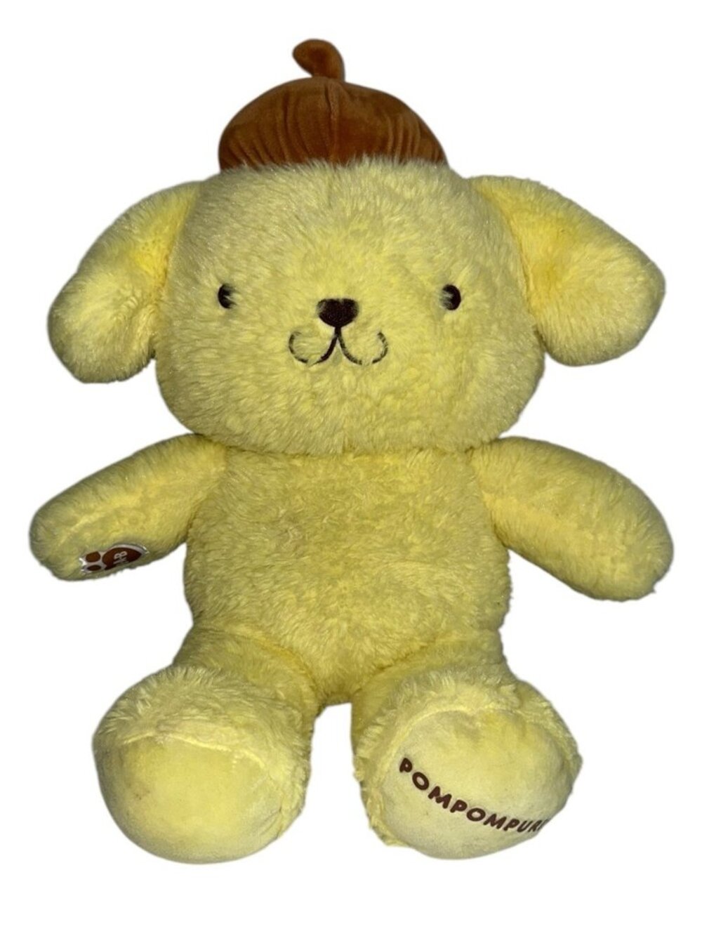Pompompurin Build A Bear Hello Kitty and Friends Sanrio Yellow Dog Plush Toy